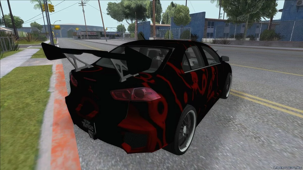 Mitsubishi Lancer EVO X Abstraction / GTA San Andreas