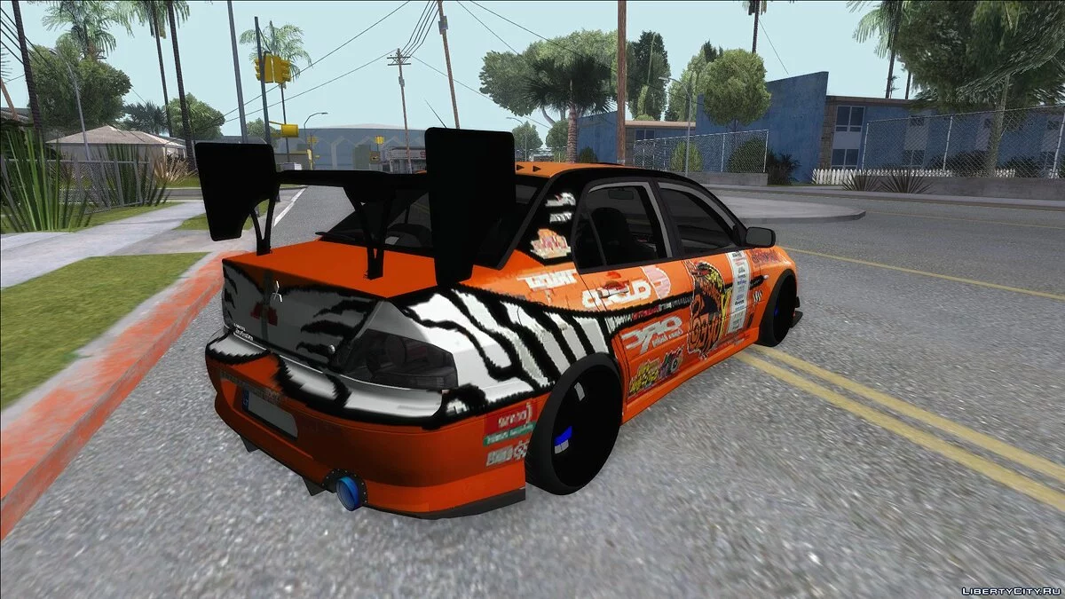 Mitsubishi Lancer Evo 9 Kumakubo Team Orange / GTA San Andreas