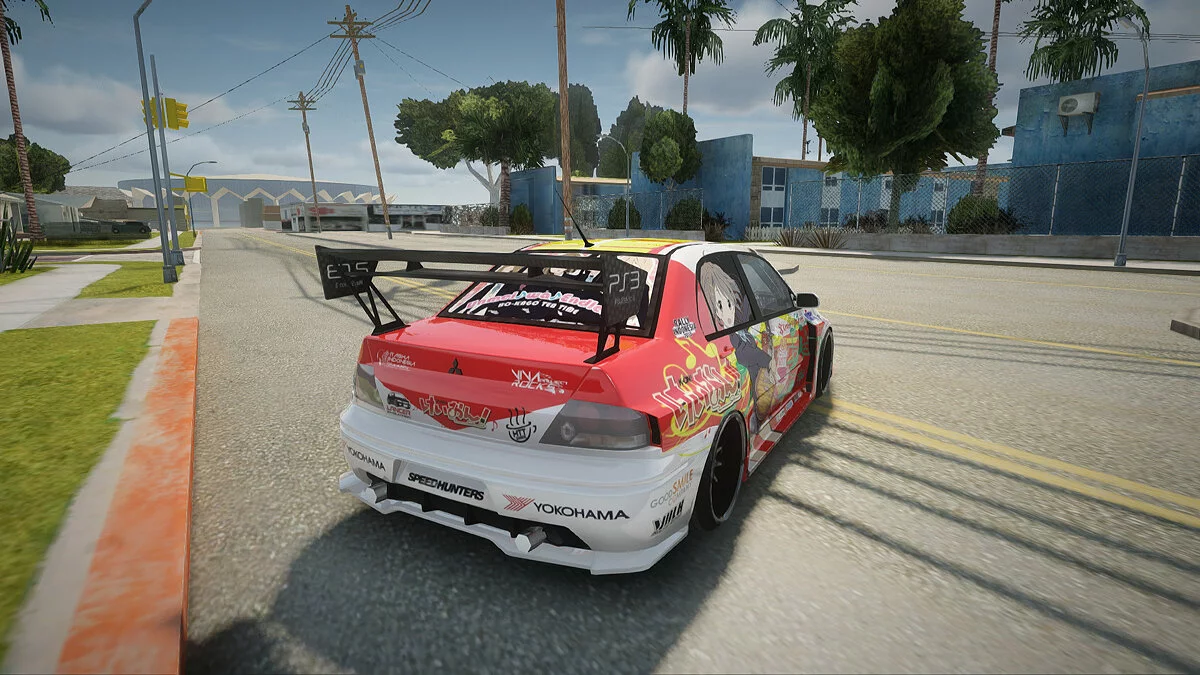 Mitsubishi Lancer Evo IX Hirasawa Yui K-ON Itash / GTA San Andreas