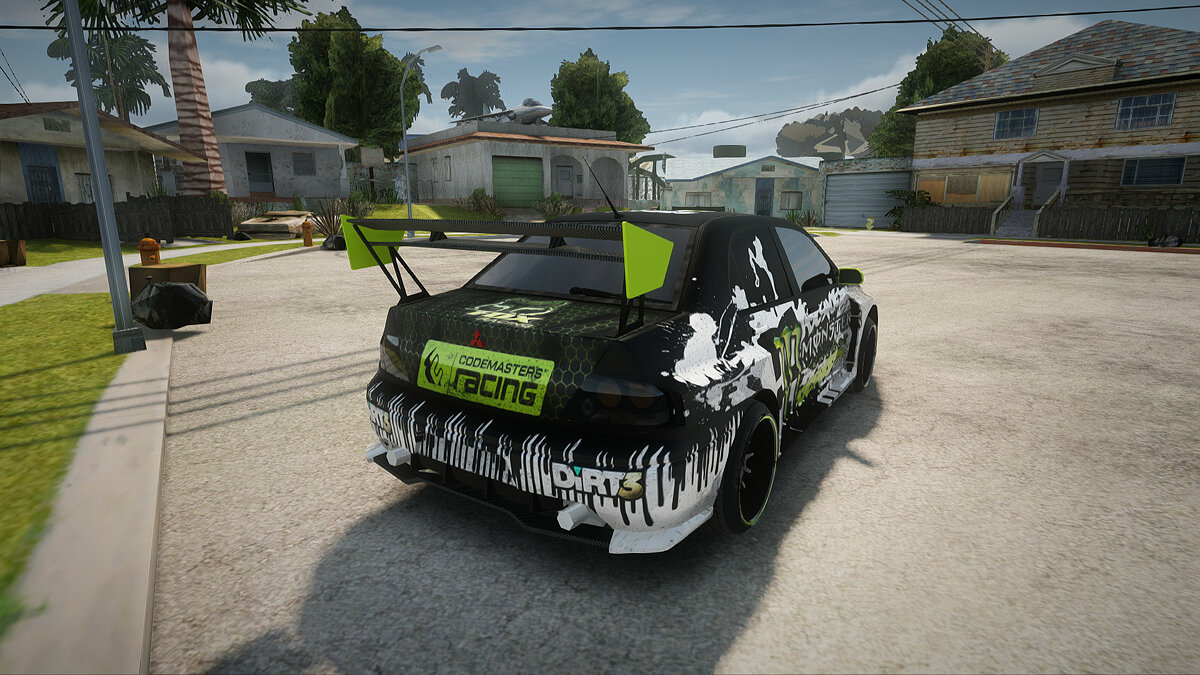 Скачать Mitsubishi Lancer Evolution IX Monster Energy DC для GTA San Andreas