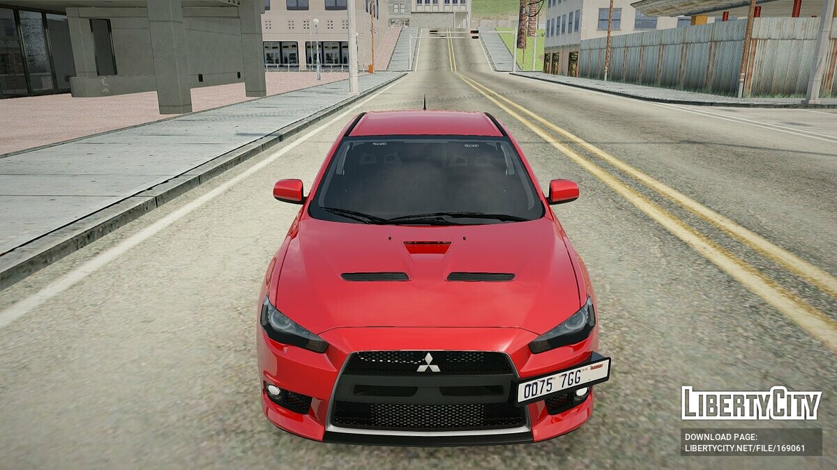 Скачать Mitsubishi Lancer Evolution X для GTA San Andreas