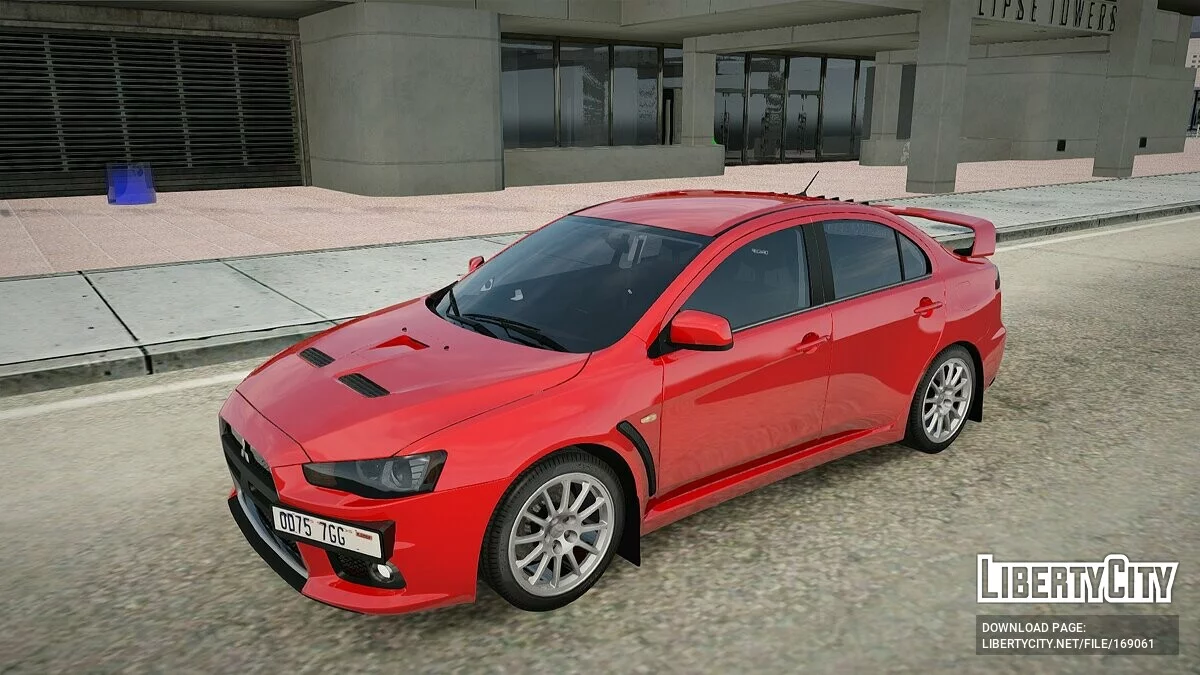 Mitsubishi Lancer Evolution X / GTA San Andreas