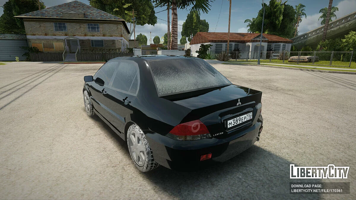 Mitsubishi Lancer 9 Зимняя версия / GTA San Andreas