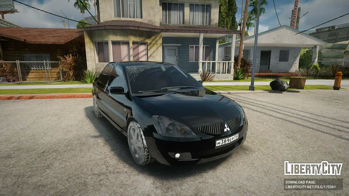 Mitsubishi Lancer 9 Зимняя версия / GTA San Andreas