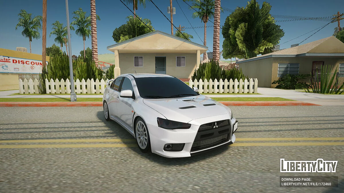 Mitsubishi Lancer Evolution X / GTA San Andreas
