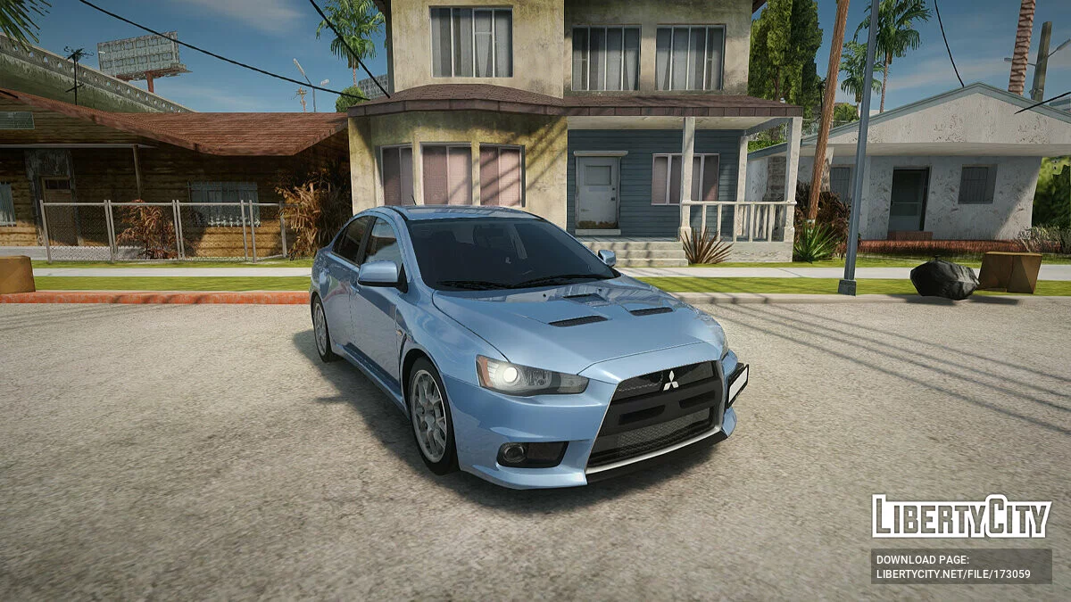 Mitsubishi Lancer Evolution X / GTA San Andreas