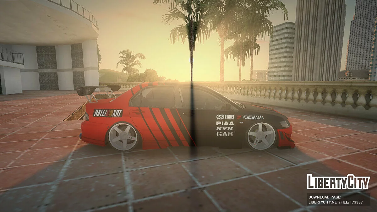 Mitsubishi Lancer Turkis Drift Advan / GTA San Andreas