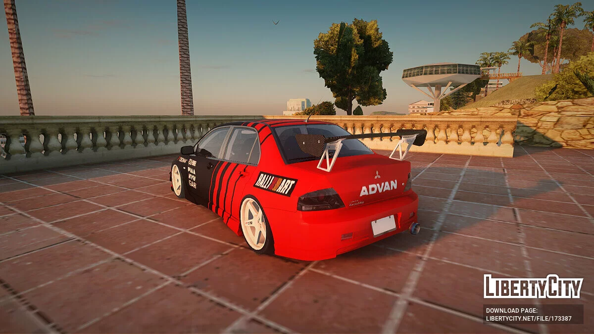 Mitsubishi Lancer Turkis Drift Advan / GTA San Andreas