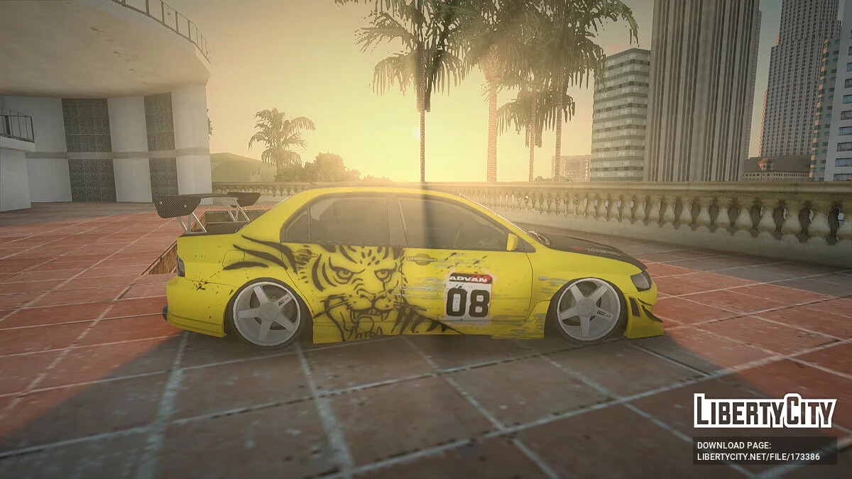 Mitsubishi Lancer Turkis Drift Aem / GTA San Andreas