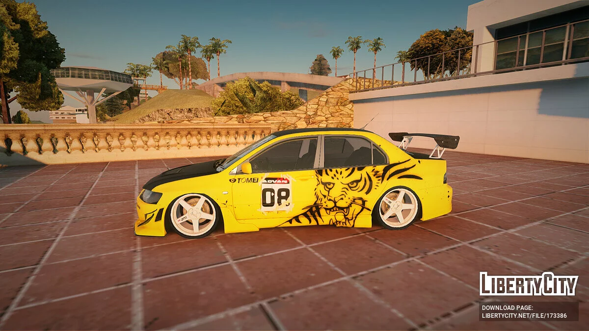 Mitsubishi Lancer Turkis Drift Aem / GTA San Andreas