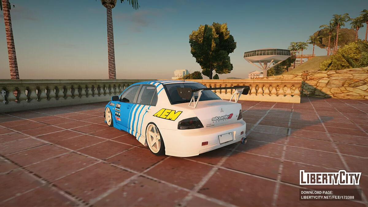Mitsubishi Lancer Turkis Drift Aem / GTA San Andreas