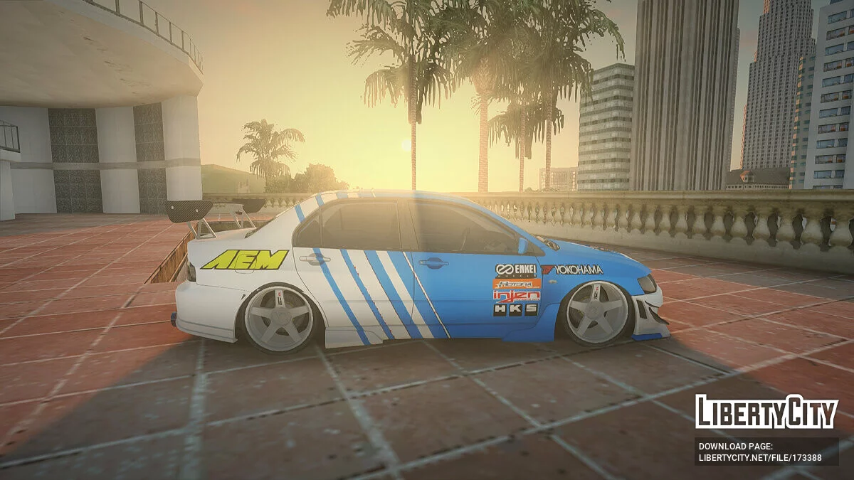 Mitsubishi Lancer Turkis Drift Aem / GTA San Andreas