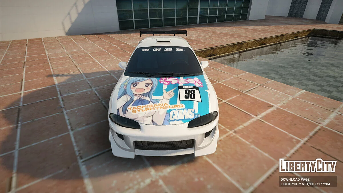 Mitsubishi Eclipse Tachibana Sylphynford Itasha / GTA San Andreas