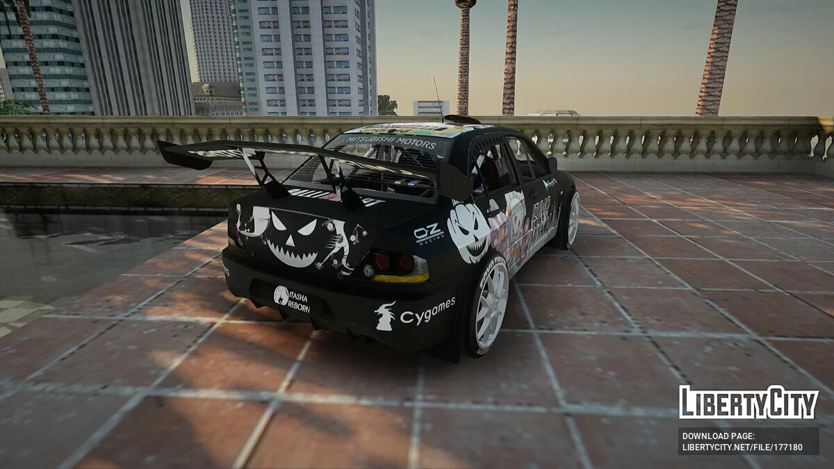 Mitsubishi Lancer Evo IX Itasha Izumi Miyako / GTA San Andreas