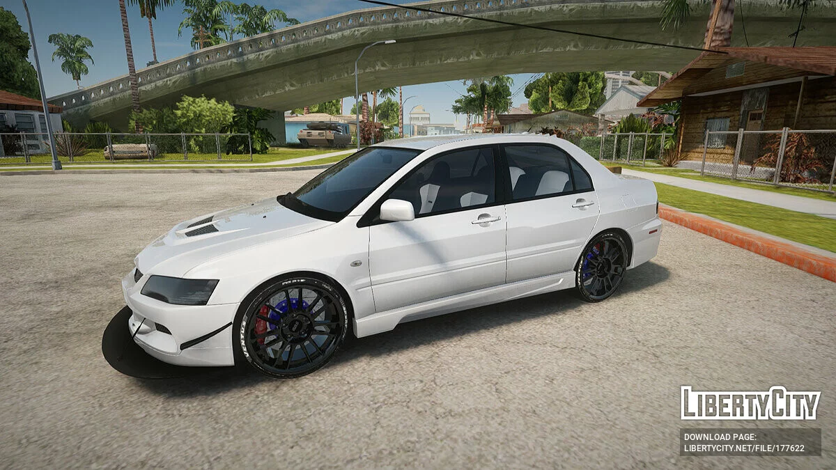 Mitsubishi Lancer Evolution IX MR 2006 + тюнинг / GTA San Andreas