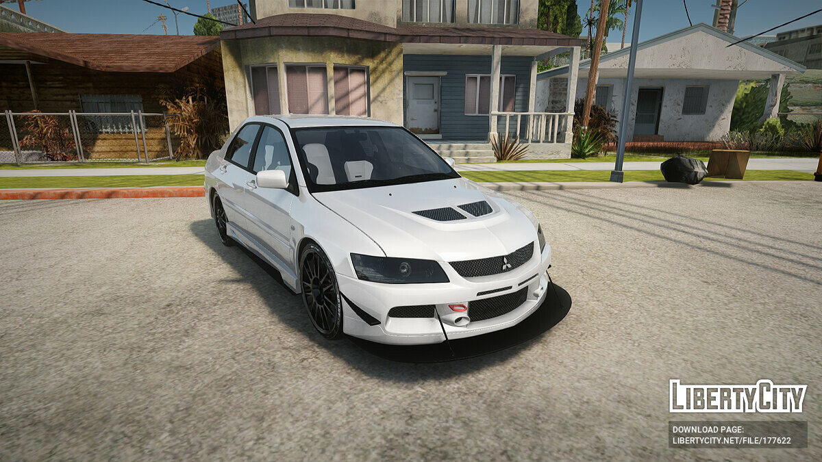 Скачать Mitsubishi Lancer Evolution IX MR 2006 + тюнинг для GTA San Andreas