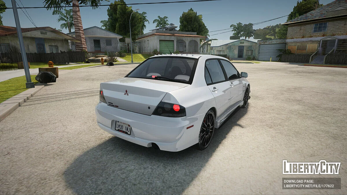 Mitsubishi Lancer Evolution IX MR 2006 + тюнинг / GTA San Andreas