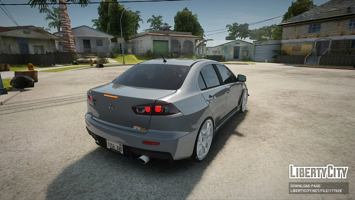 Mitsubishi Lancer Evolution X GSR + тюнинг / GTA San Andreas