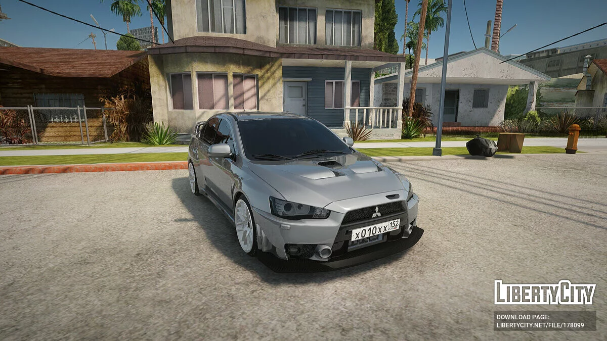 Mitsubishi Lancer Evolution X / GTA San Andreas