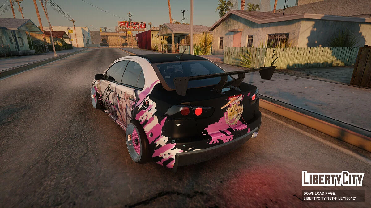 Mitsubishi Lancer Evo X Shimakaze Kai Itasha / GTA San Andreas