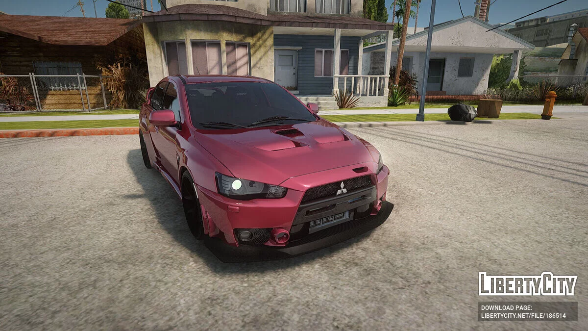 Mitsubishi Lancer Evolution X / GTA San Andreas