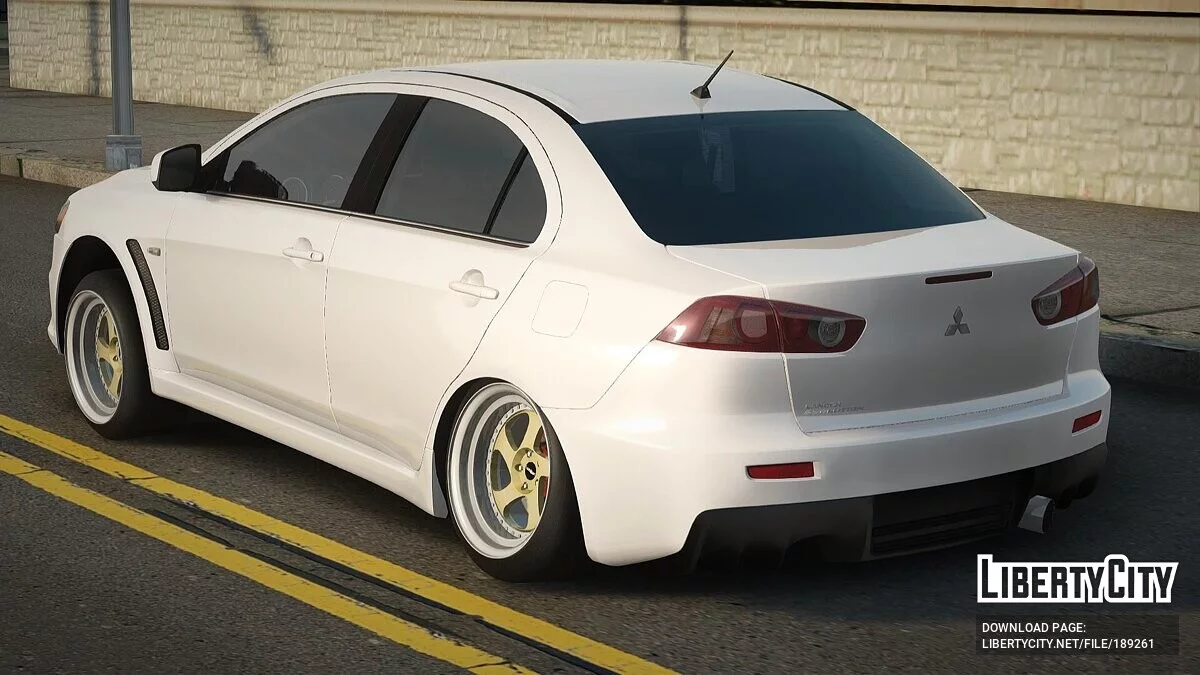 Mitsubishi Lancer Evo X Ganglow / GTA San Andreas