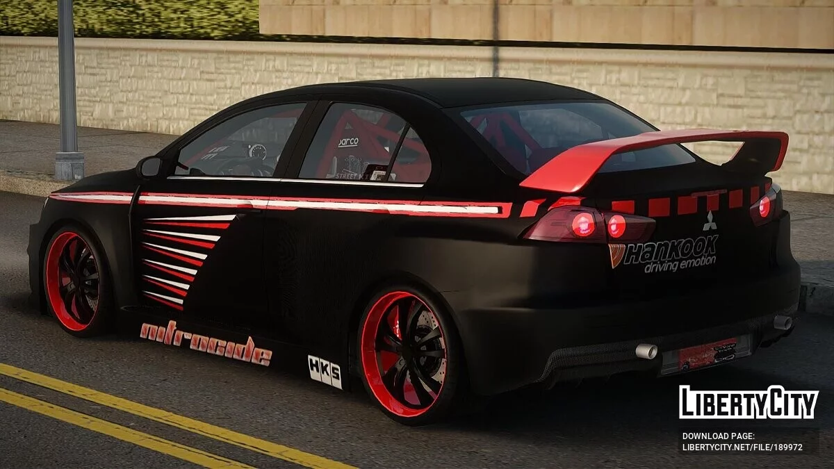Mitsubishi Lancer X Pro Street / GTA San Andreas