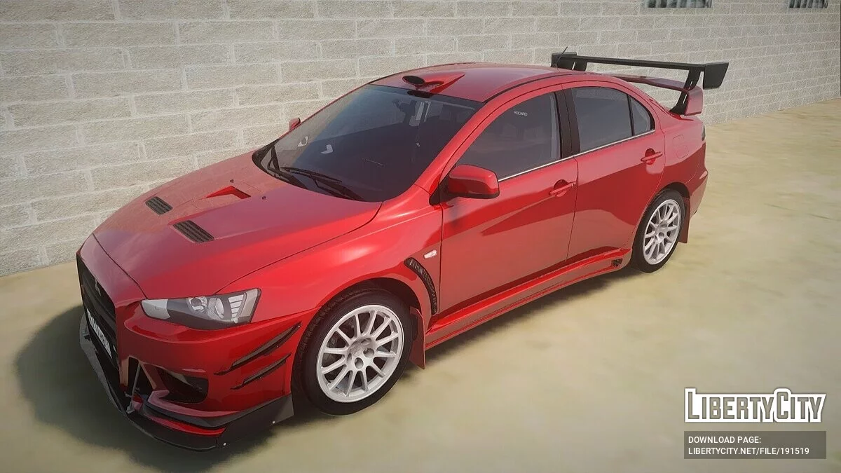 Mitsubishi Lancer Evolution X / GTA San Andreas