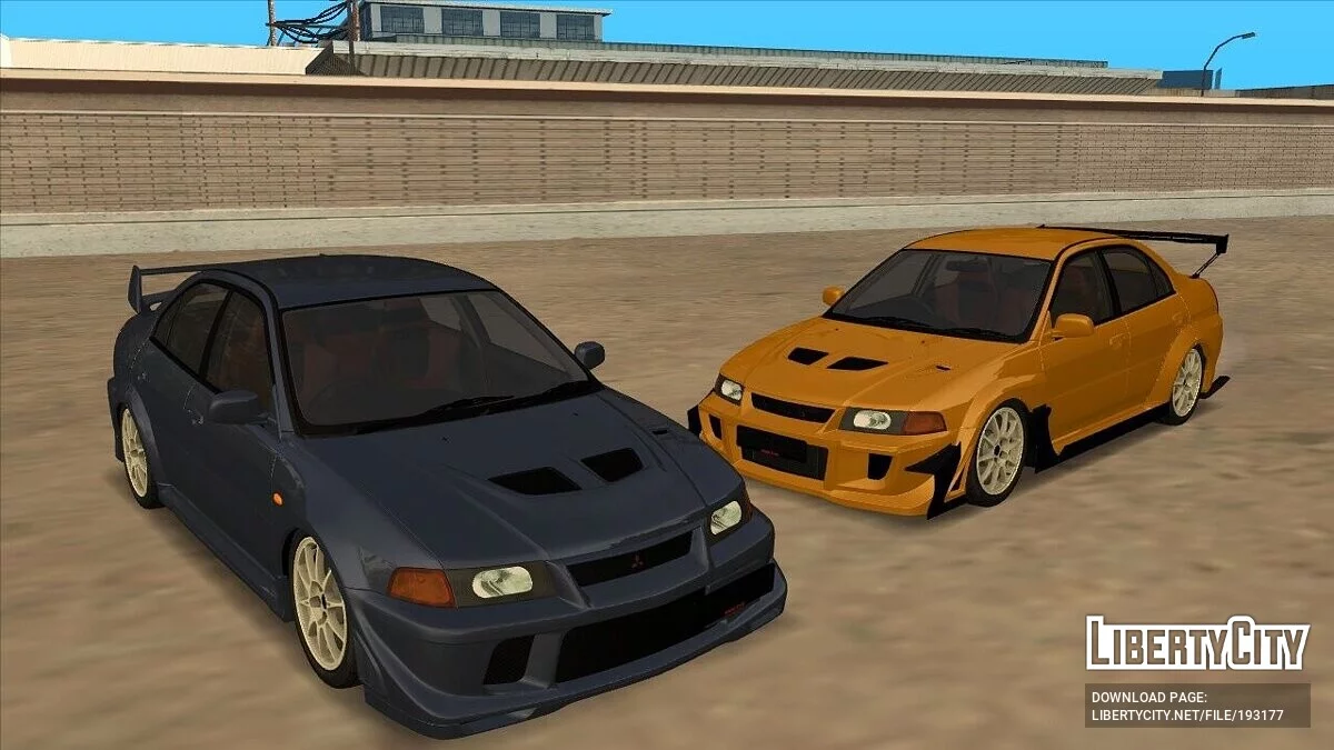 Mitsubishi Lancer VI + CCD / GTA San Andreas
