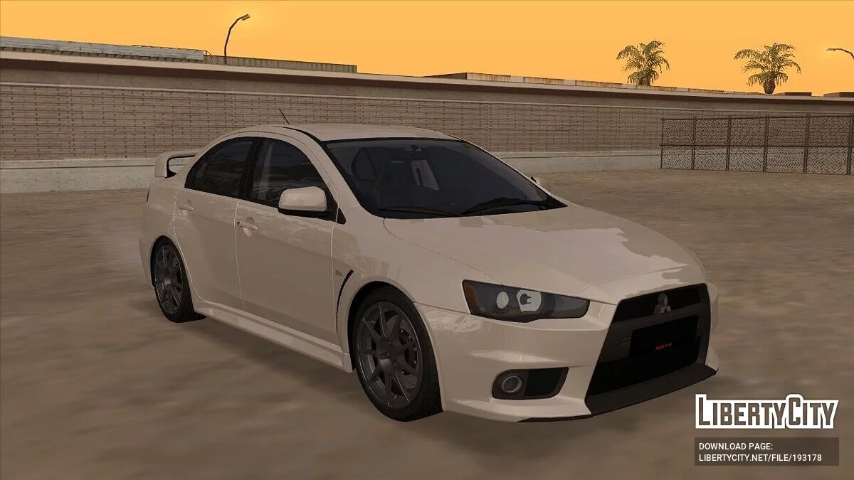 Mitsubishi Lancer X + CCD / GTA San Andreas