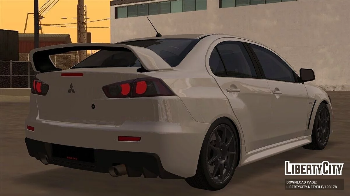 Mitsubishi Lancer X + CCD / GTA San Andreas