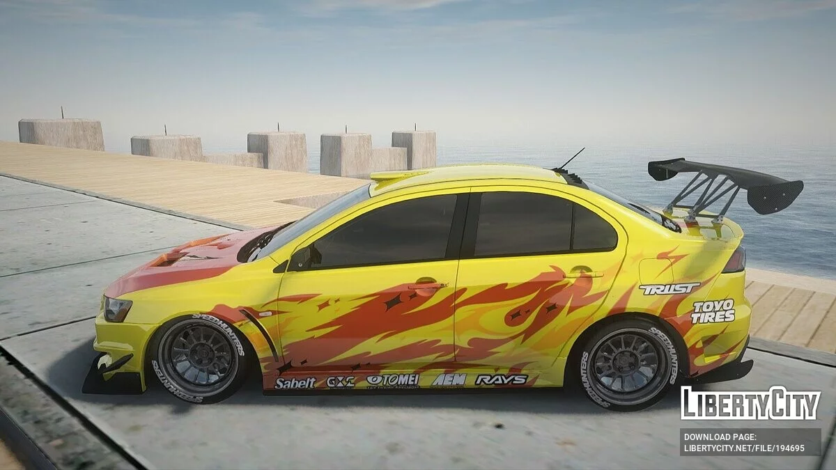 Mitsubishi Lancer Evo X Time Attack / GTA San Andreas