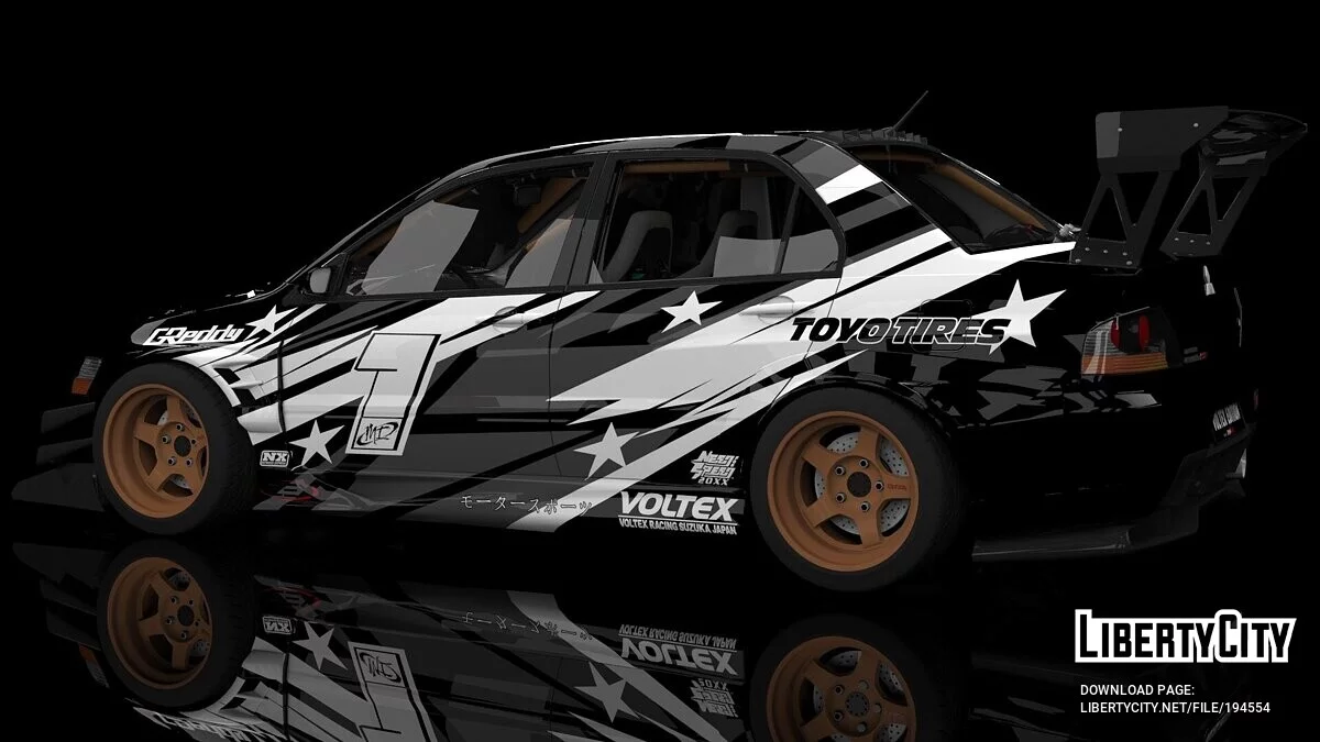 Mitsubishi Lancer Evolution IX Voltex Edition / GTA San Andreas