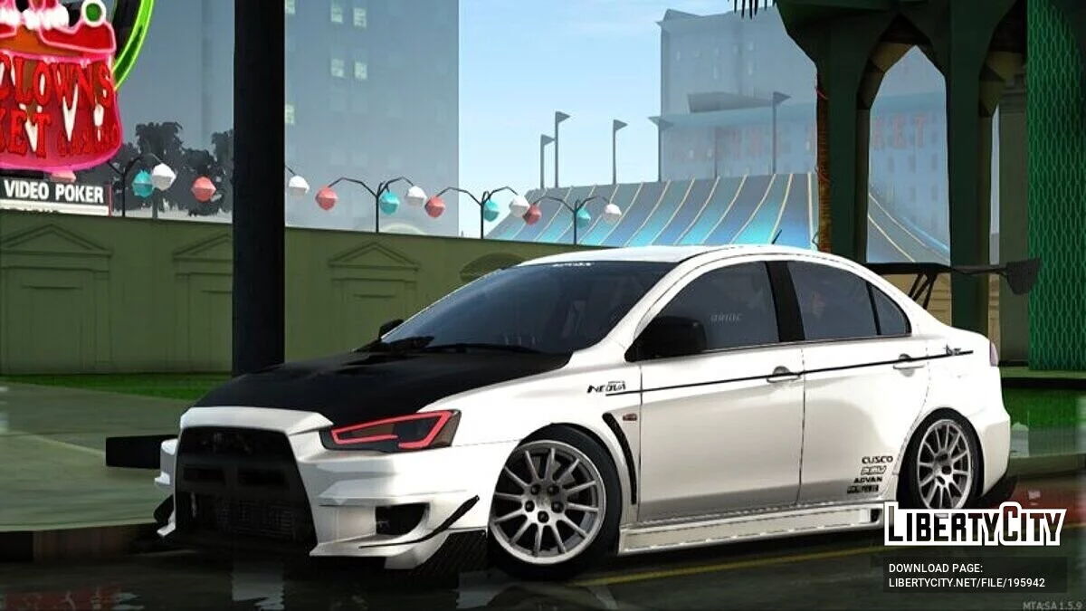 Mitsubishi Evo Lancer X / GTA San Andreas