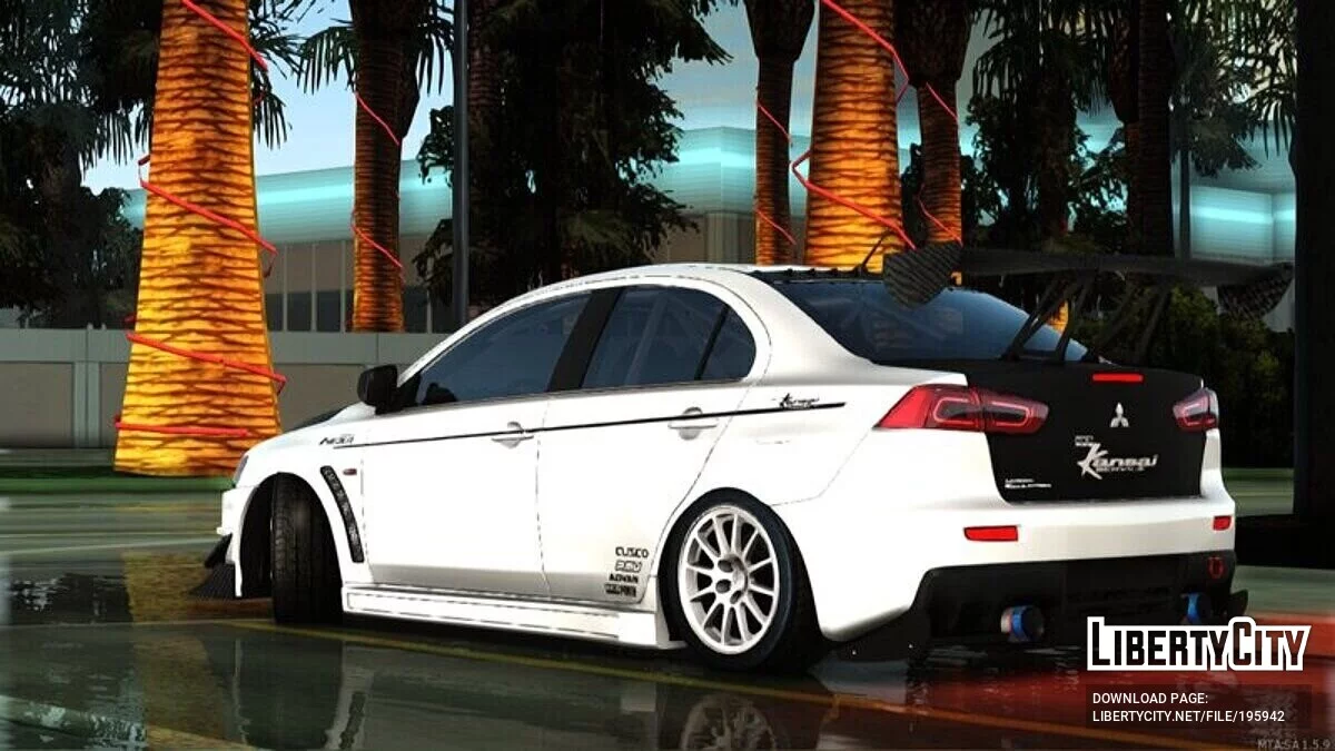 Mitsubishi Evo Lancer X / GTA San Andreas