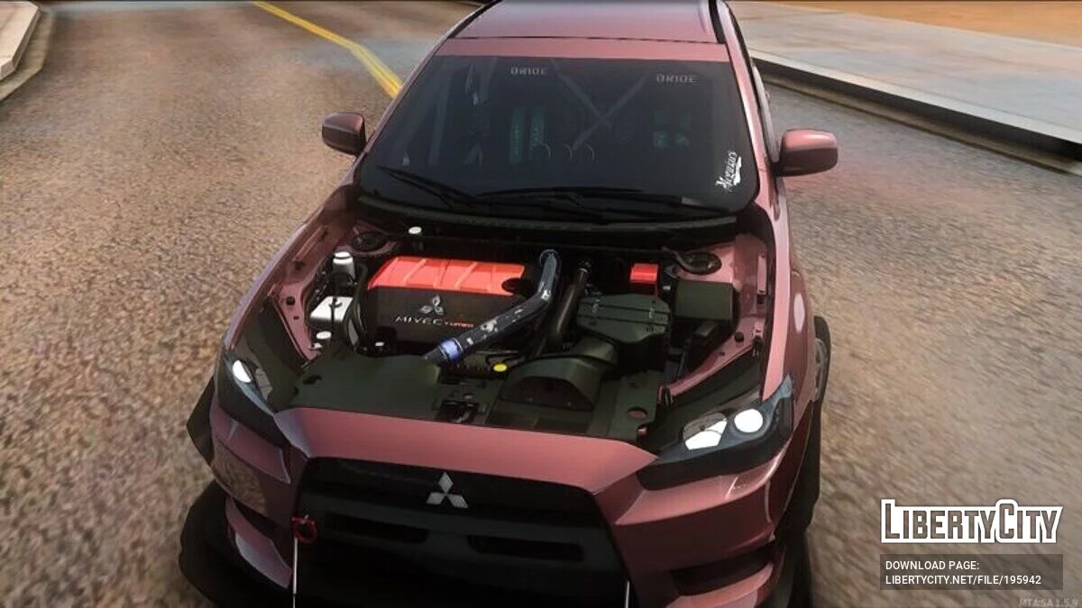 Mitsubishi Evo Lancer X / GTA San Andreas