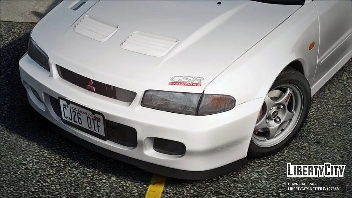 1993 Mitsubishi Lancer Evolution II GSR [CE9A] / GTA San Andreas