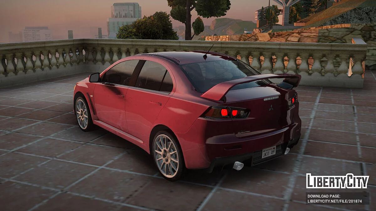 Mitsubishi Lancer Evolution X / GTA San Andreas