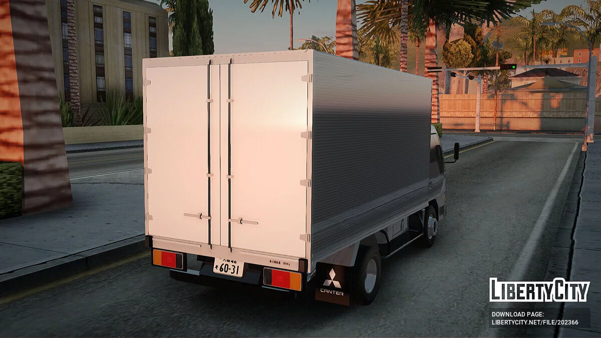 Mitsubishi Fuso Canter 1989 Aluminium Van / GTA San Andreas