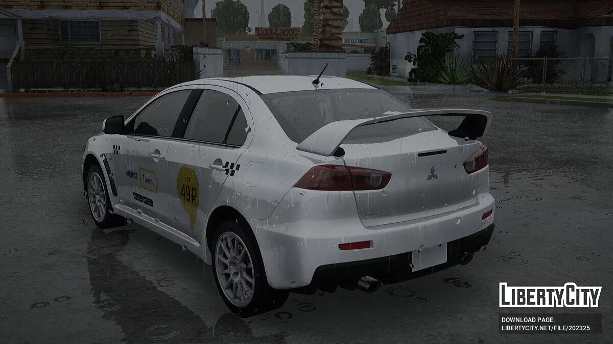 Mitsubishi Lancer Evolution X Яндекс Такси / GTA San Andreas