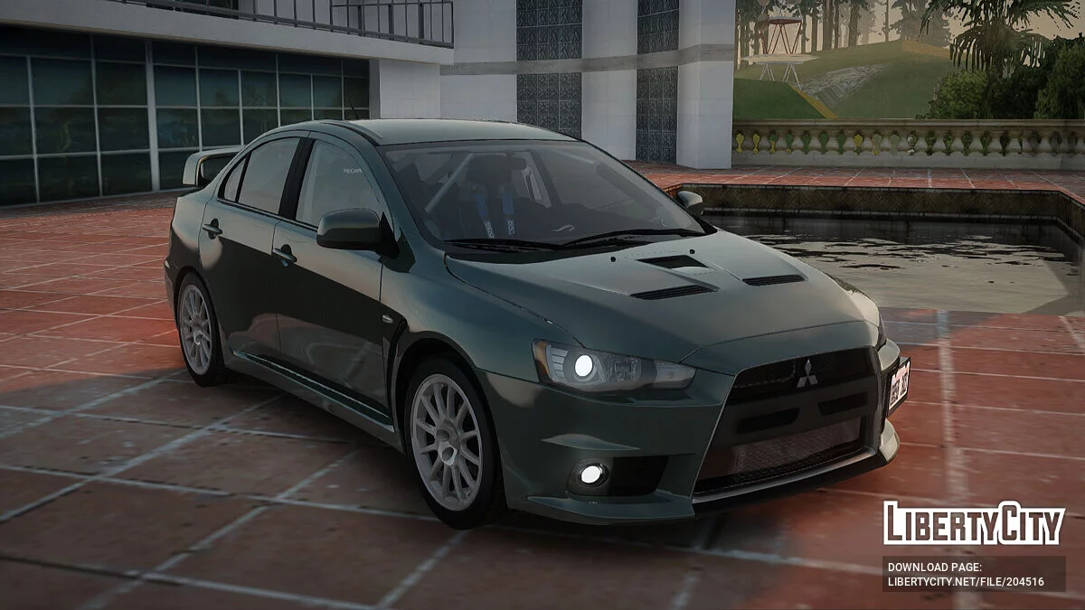 Mitsubishi Lancer Evo X Itasha Nico Robin / GTA San Andreas