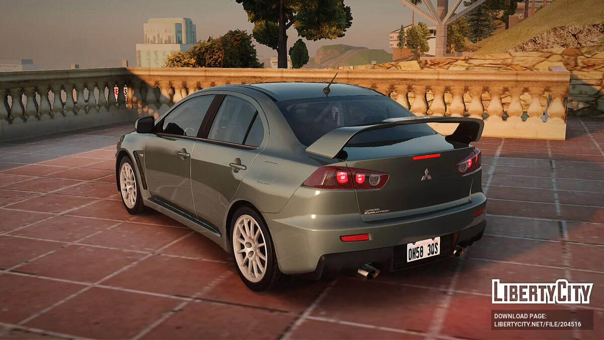 Mitsubishi Lancer Evo X Itasha Nico Robin / GTA San Andreas