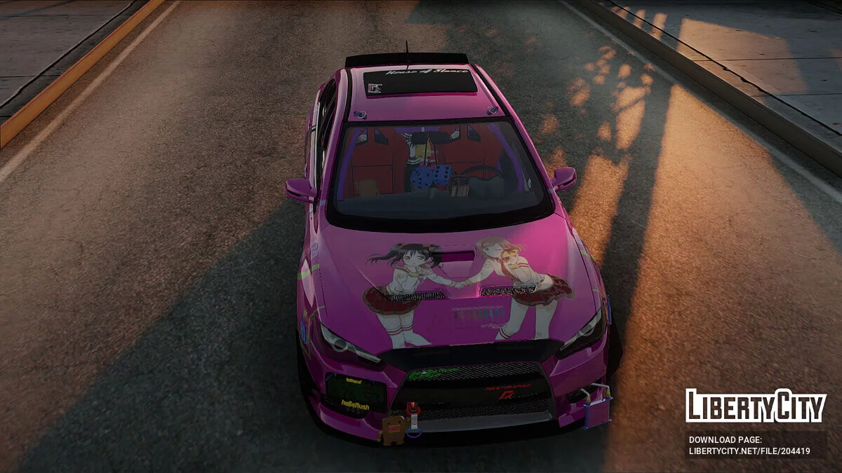Mitsubishi Lancer Evolution X Hellaflush / GTA San Andreas