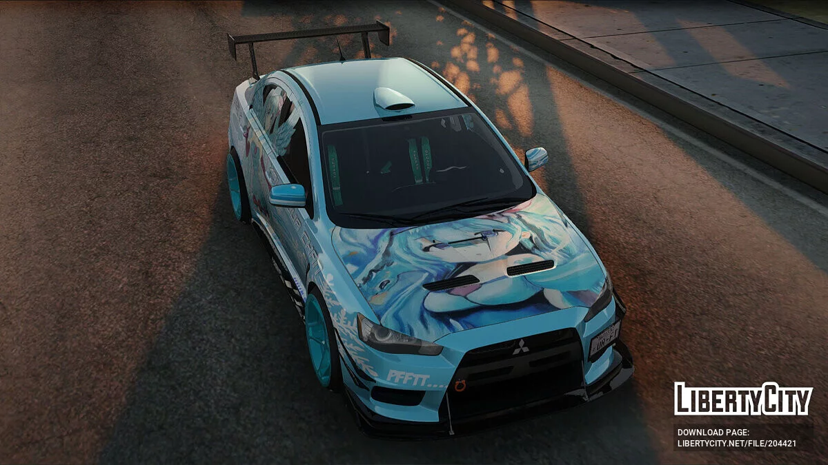 Mitsubishi Lancer Evolution X Koi-chan Itasha / GTA San Andreas