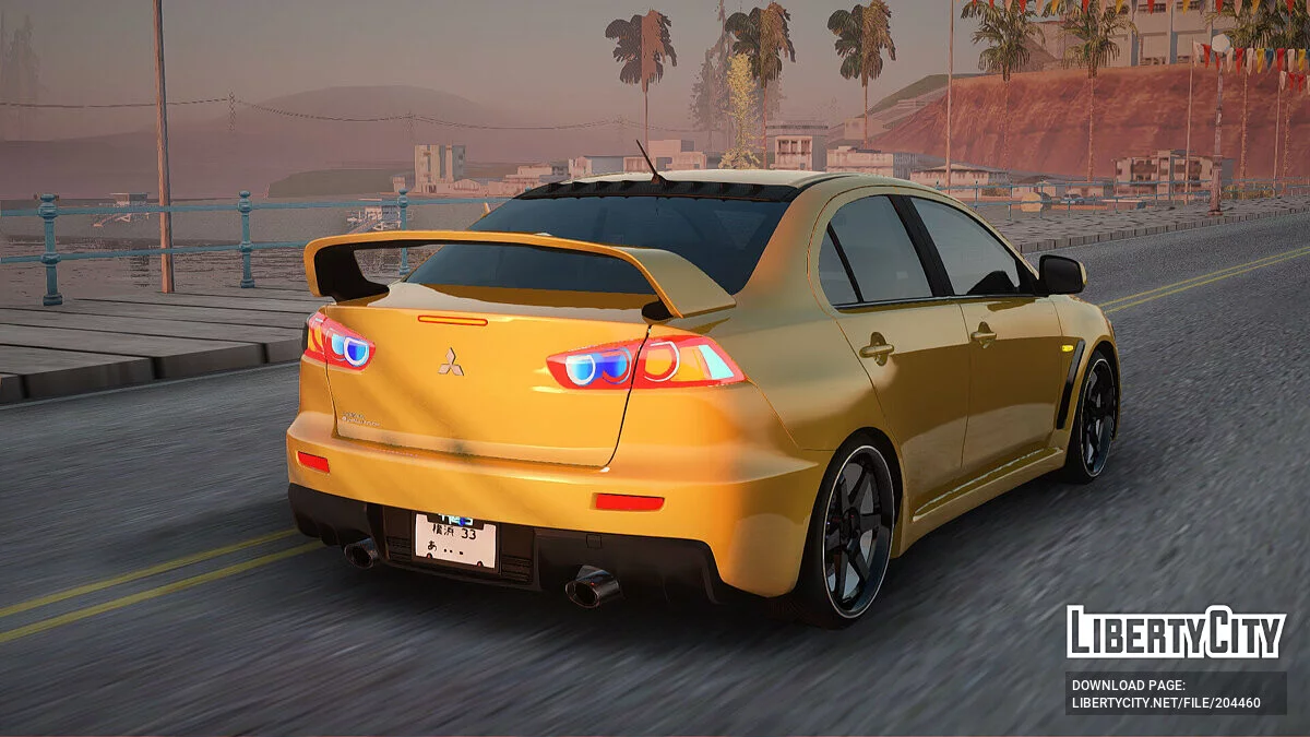 Mitsubishi Lancer X Evolution / GTA San Andreas