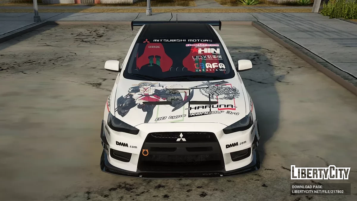 Mitsubishi Lancer Evolution X KC Itasha / GTA San Andreas