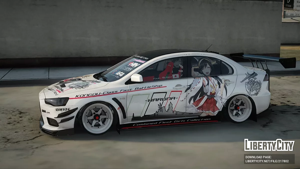 Mitsubishi Lancer Evolution X KC Itasha / GTA San Andreas