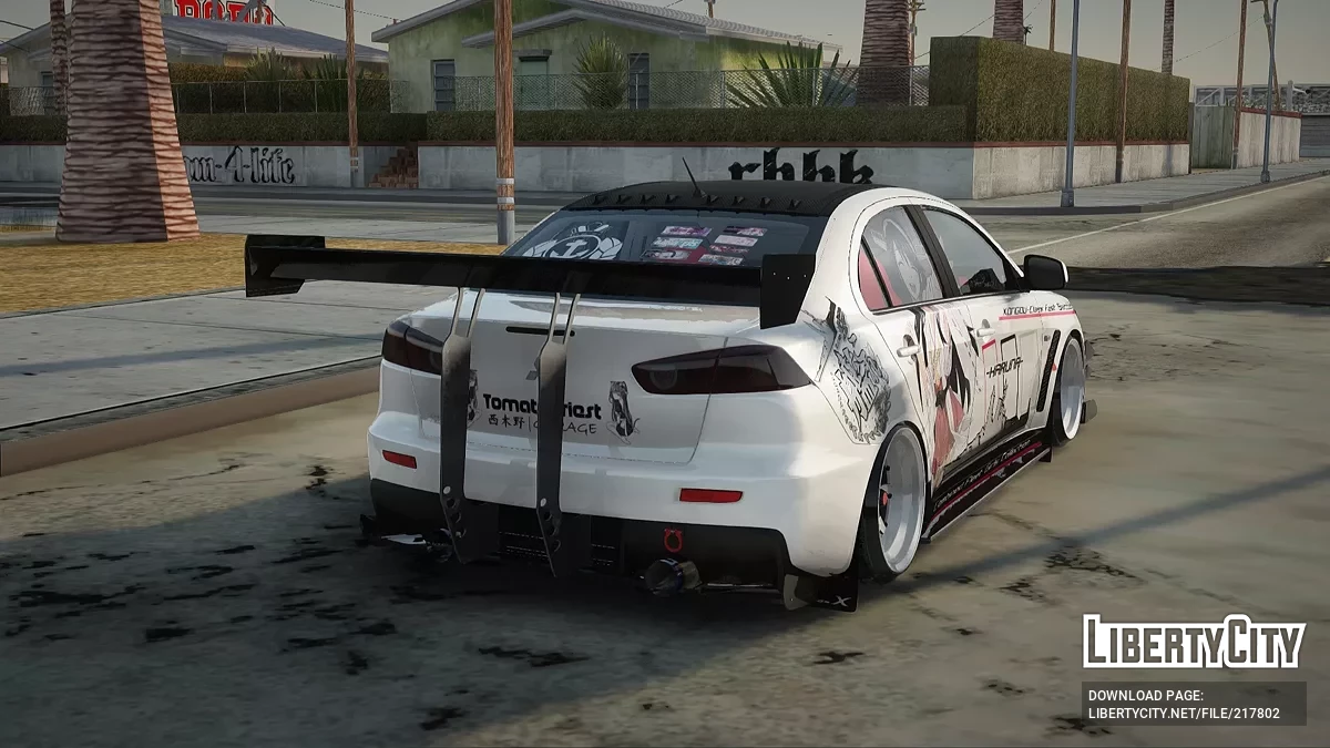 Mitsubishi Lancer Evolution X KC Itasha / GTA San Andreas