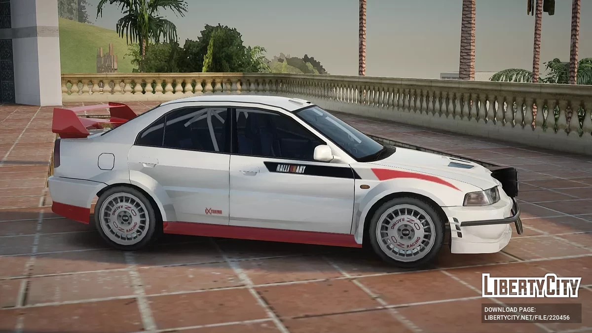 Mitsubishi Lancer GSR Evolution VI [CP9A] '99 (RallyArt) / GTA San Andreas