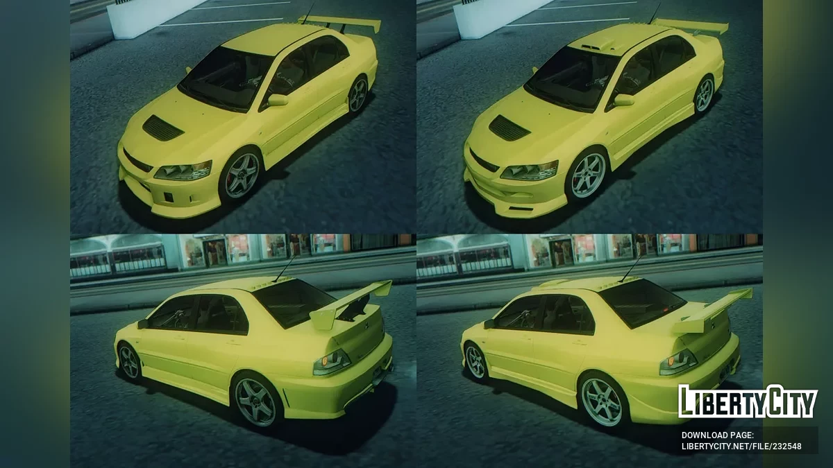 2004 Mitsubishi Lancer Evolution VIII (CT9A) / GTA San Andreas